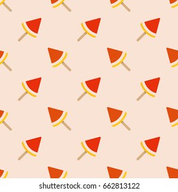 Seamless background image colorful watercolor texture popsicle pattern