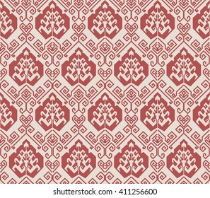 Seamless background image of oriental spiral geometry line