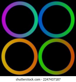 seamless background image rainbow circle shape