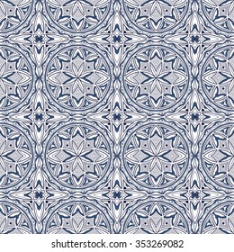 Seamless background image of vintage blue round cross outline geometry pattern.
Background image of vintage blue round cross outline geometry pattern.
