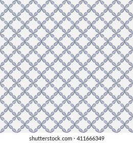 Seamless background image of vintage cross blue flower