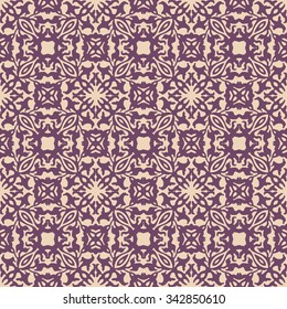 Seamless background image of vintage elegant purple geometry shape pattern. Background image of vintage elegant purple geometry kaleidoscope shape pattern.
