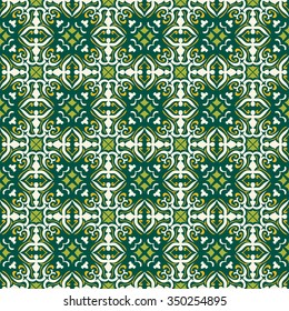 Seamless background image of vintage green leaf vine kaleidoscope pattern.
Background image of vintage green leaf vine kaleidoscope pattern.
