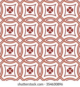 Seamless background image of vintage  red round cross flower pattern. Background image of vintage  red round cross flower pattern. 