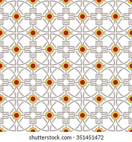 Seamless background image of vintage round cross  geometry pattern. Background image of vintage round cross  geometry pattern. 