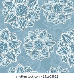 Seamless background with indian ornament