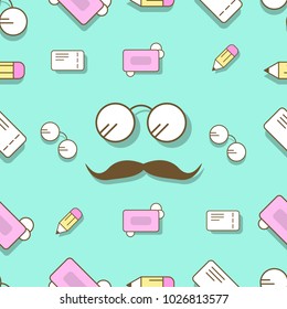 Seamless background of the intellectual