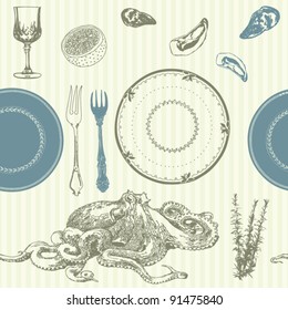 seamless background  kitchen