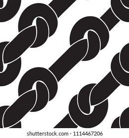 Seamless background with knots