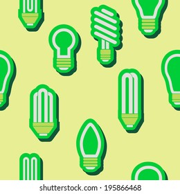 Seamless background with lamps