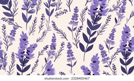 fondo transparente con flor de lavanda