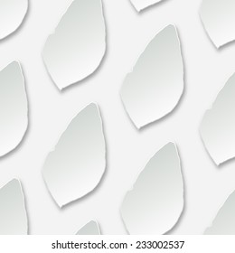 Seamless background with leaf of paper. Vector illustration