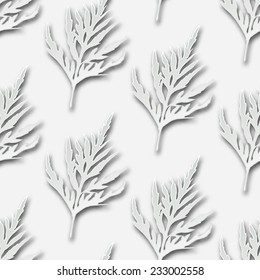 Seamless background with leaf of paper. Vector illustration