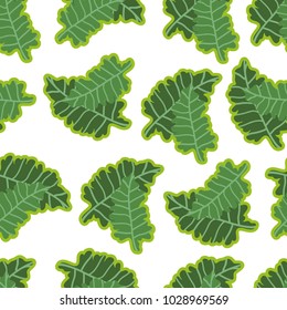 Seamless background leaves. 