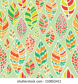 seamless background from the leaves