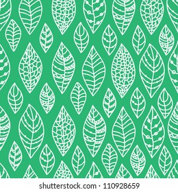 seamless background from the leaves
