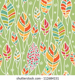 Seamless background from the leaves. Can be used for wallpaper, pattern fills, web page background, surface textures, textile.