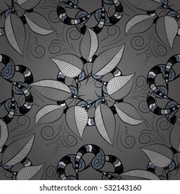 seamless background. leaves of the tree. Vector