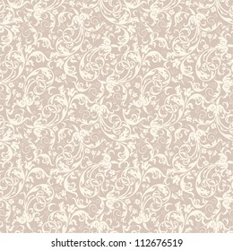 Seamless background of light beige color in the style of Damascus