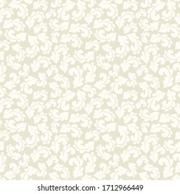 Seamless background of light beige color in the style of Damascus vector