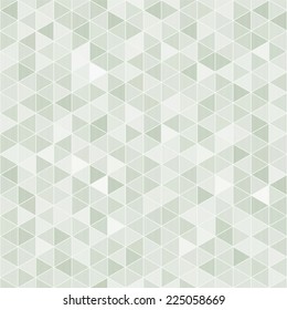 Seamless background with light green rhombuses 