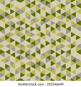 Seamless background with light green rhombuses 