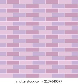 seamless background light purple brick wall Suitable for wallpaper, case, room wall, cloth pattern, glass pattern