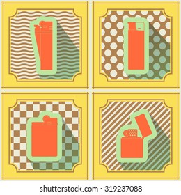 Seamless background with  lighter for your design