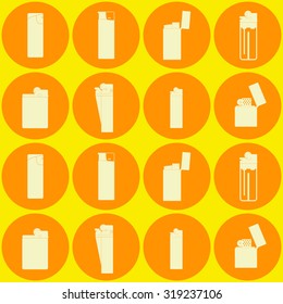 Seamless background with  lighter for your design