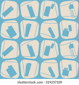 Seamless background with  lighter for your design