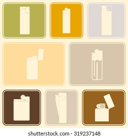 Seamless background with  lighter for your design