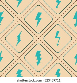 seamless background with lightning for your design