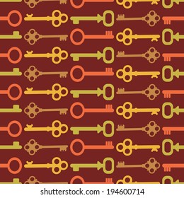 Seamless background with locks