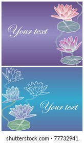 seamless background lotus pattern