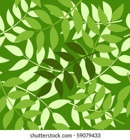 seamless background made of layered brunches