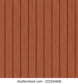Seamless background of mahogany planks. Vector illustration.