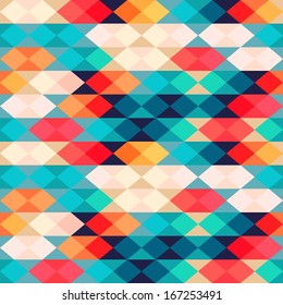 Seamless background with many colored rectangles