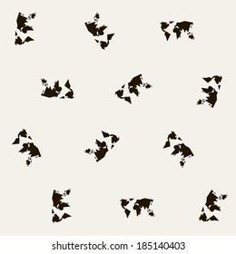 seamless background: map