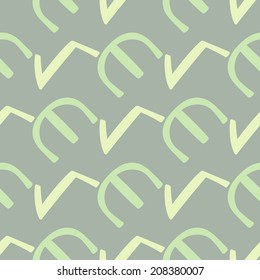 Seamless background with mathematical symbols