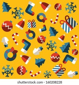 Seamless background Merry christmas