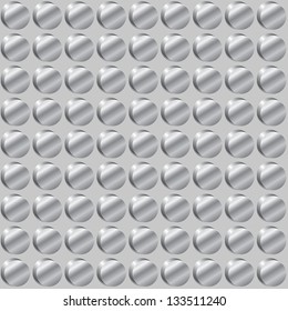 Seamless background with metal bumps