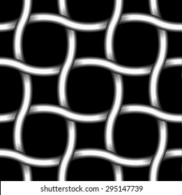 Seamless background with metal grid 