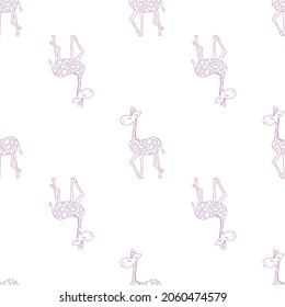 Seamless background in minimalists style. Decorative pattern for surface design.