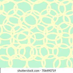 seamless background of mint color, ring pattern