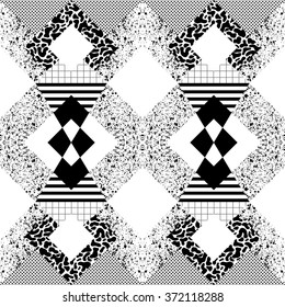 Seamless background in modern abstract style 3