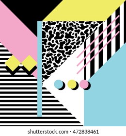 Seamless background in modern abstract style