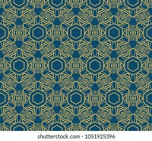 Seamless background modern geometric ornament . vector illustration. For fashion, bed sheets or pillow pattern, wallpaper