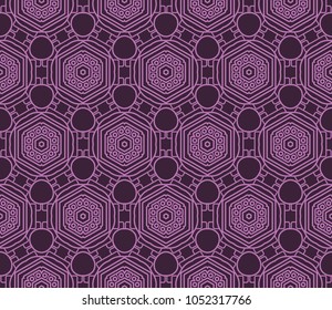 Seamless background modern geometric ornament . vector illustration. For fashion, bed sheets or pillow pattern, wallpaper