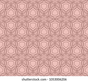 Seamless background modern geometric ornament . vector illustration. For fashion, bed sheets or pillow pattern, wallpaper