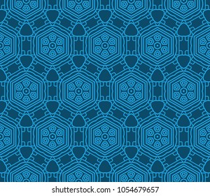 Seamless background modern geometric ornament . vector illustration. For fashion, bed sheets or pillow pattern, wallpaper